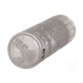 A German rock crystal seal, circa 1900