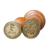 A German and a French seal, 19th century