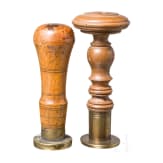 A German and a French seal, 19th century