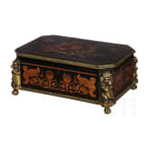 A French or Benelux brass mounted casket, 19th century