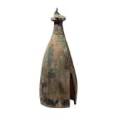 Two notched terracotta elements, probably Nigerian, 20th century