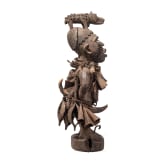 Three Congolese figures of the Yombe/Pende