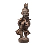 Three Congolese figures of the Yombe/Pende