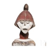 A pair of Gabonese/Congolese standing Kota (Mbete) reliquary figures