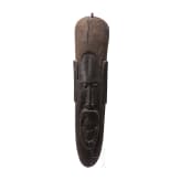 A Gabonese Fang mask and a Kenyan Maasai mask