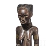 Three Gabonese/Cameroonian wooden Fang figurines