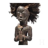 Three Gabonese/Cameroonian wooden Fang figurines