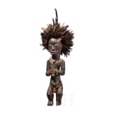 Three Gabonese/Cameroonian wooden Fang figurines