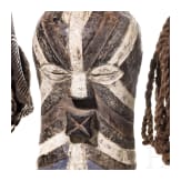 Three African masks, 20th century