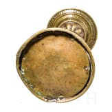 A Scandinavian brass candlestick, late 17th century