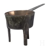An English apothecary's skillet, Westcott, 18th century