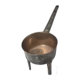 An English apothecary's skillet, Westcott, 18th century