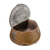 A copper bucket for fish, Nuremberg, dated 1716