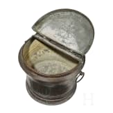 A large South German or Swiss lidded water container, circa 1700
