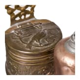 Three German copper containers, 17th/18th century