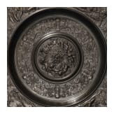 Two German chargers with depiction of the seasons, Ilsenburg foundry, circa 1880