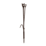 A German iron ember holder for lighting pipes, circa 1700