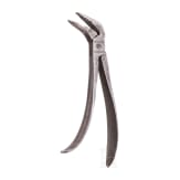 A pair of German engraved iron dental tongs, circa 1800