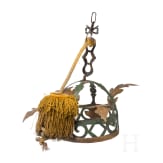 A German wrought iron crown as a shop display, circa 1800