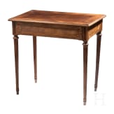 A German/Austrian marquetry side table, circa 1800