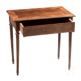 A German/Austrian marquetry side table, circa 1800