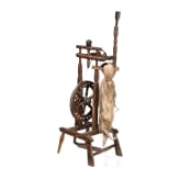 A German spinning wheel, circa 1800