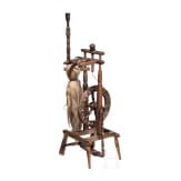 A German spinning wheel, circa 1800