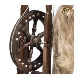A German spinning wheel, circa 1800