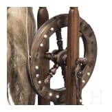 A German spinning wheel, circa 1800