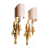 A pair of French gilt appliqu&eacute;s in Empire style, circa 1900