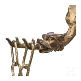 A pair of French fire-gilded appliqu&eacute;s, 19th century