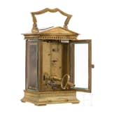 A small French traveling clock, circa 1900
