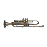 A jazz trumpet and a tambourine, 20th century