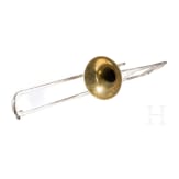 A German trombone and an Art Nouveau cachepot, early 20th century