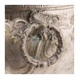 A German trombone and an Art Nouveau cachepot, early 20th century