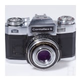 A Contaflex S Automatic Snr. U55374, with bag and tripod adapter