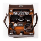 A Zeiss Icon Contaflex S Set 35 mm, 85 mm, 135 mm