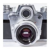 A Zeiss Ikon Contarex "Bull's Eye" with Carl Zeiss Planar 1:2 50 mm