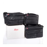 Four Leica leather bags