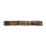Three Transylvanian traditional costume belts, 19th century