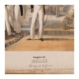 Russian Officers of the Marine de la Garde, a fine hand-colored lithograph, circa 1840