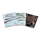 Three Christie's auction catalogues for firearms, London, 1992/95