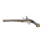 A flintlock pistol for the oriental market, mid-19th century