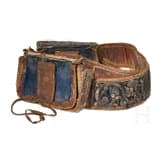 An Ottoman belt with two cartridge pouches, 2nd half of the 19th century