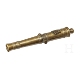 A miniature cannon barrel, 19th/20th century