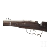 A wheellock rampart gun, collector's replica in 17th century style using old parts