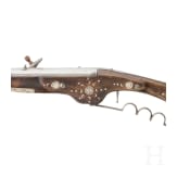 A wheellock carbine, collector's replica in 17th century style using some old parts
