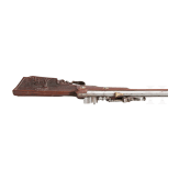 A wheellock rifle, collector's replica in 17th century style using some old parts