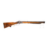 A German percussion rifle by Joseph Hauer in Bamberg, ca. 1750
