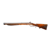A German percussion rifle by Joseph Hauer in Bamberg, ca. 1750